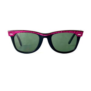 Vintage Ray-Ban by Bausch & Lomb WAYFARER Sunglasses Purple Marble New Old Stock Made in USA in the 1980s
