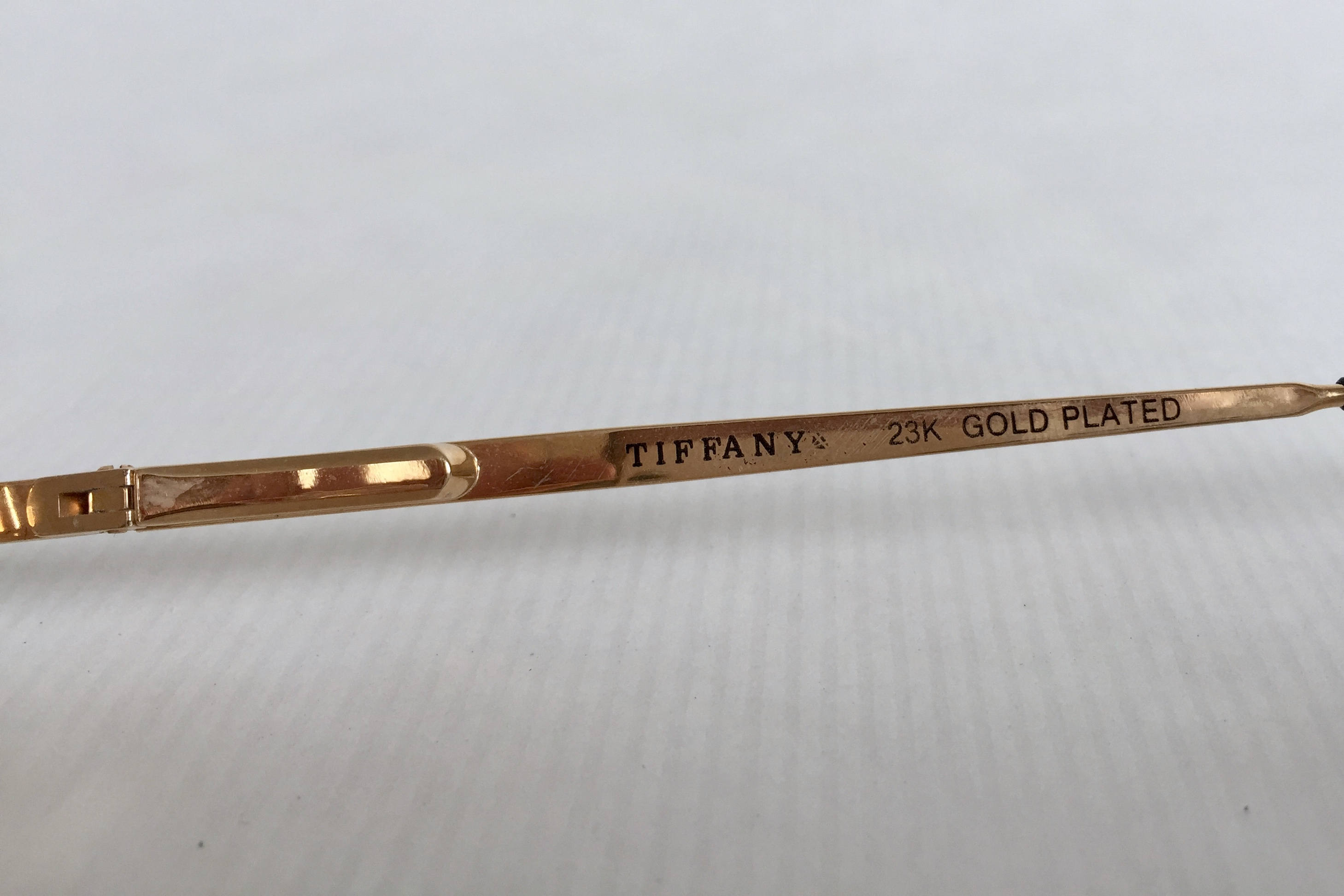 Tiffany Lunettes T72 Vintage Glasses 23Kt Gold Plated - Full Tiffany Lunettes T72 Vintage Glasses 23Kt Gold Plated - Full