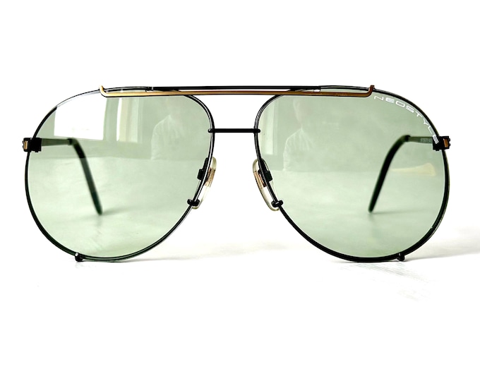 Vintage Neostyle Sunsport VIP Sunglasses: 1980s West German Aviator Set