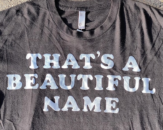 That's A Beautiful Name Tee by French Part of Sweden – 1 of 1 – American Apparel – Size L