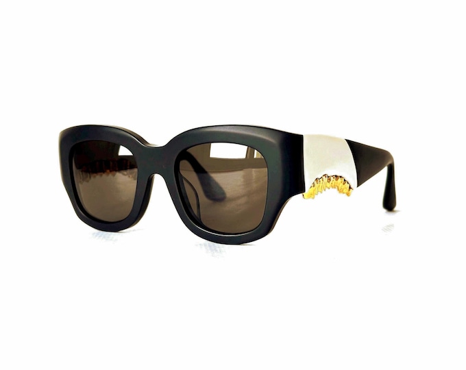 Montague x Gentle Monster Heiress Goldene Sonnenbrille New Old Stock Full Set