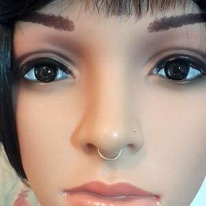 24g 22g 20g 18g 16g 14KGold Filled or Sterling Silver Nose Ring / Septum Piercing / Cartilage Earring / Tragus / Helix Piercing / Black Friday / Gift