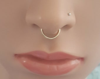 Örhänge i massivt 14K guld: Helix-, näs-, septum- och tragusring