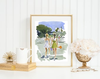 Pickleball Printable Artwork-8x10 Digital Art Print-Pickleball Fan-Pickleball Gift