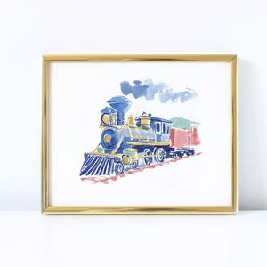 Choo Choo Train Art Print