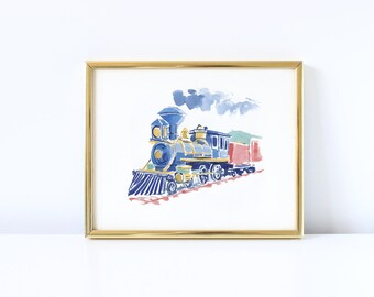 Choo Choo Train Art Print