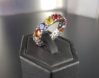 Bague Saphir de couleurs