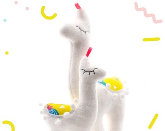 Entzückendes Lama-Plüschtier