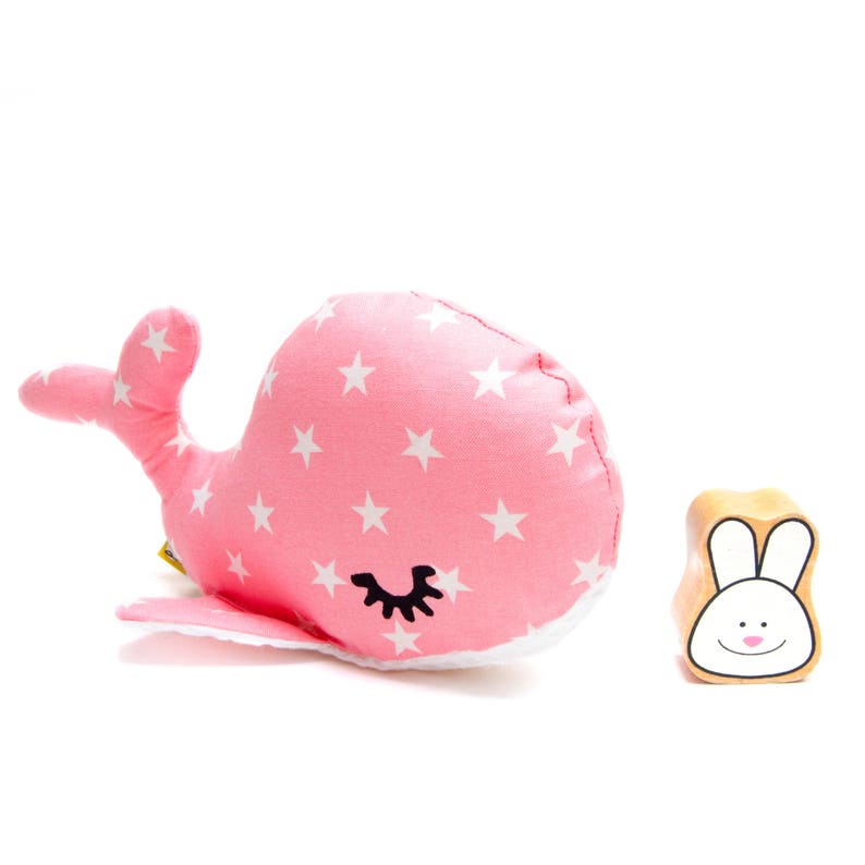 pink whale plush