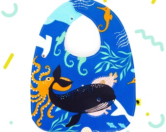 Cotton fabric Baby bib for baby boy