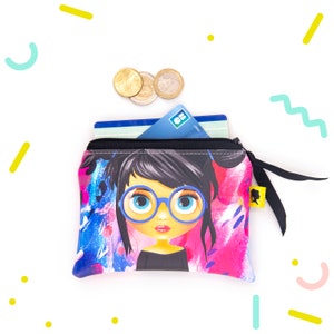 Porte monnaie en simili cuir pour femme