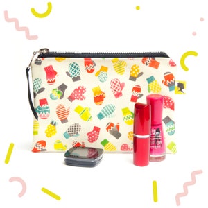 Beschichtete Baumwoll-Make-up-Tasche für Frauen, für Mädchen