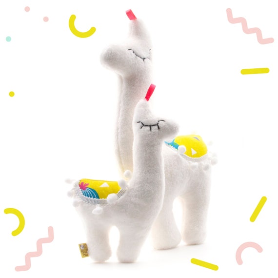 yellow llama stuffed animal