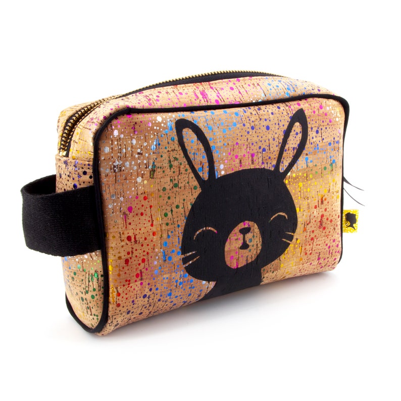 Toiletry Bag for Baby, for Child, With Inside Pocket, With a Rabbit