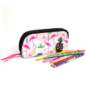 Trousse à crayons en coton pour fille