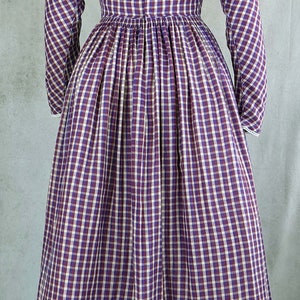 Day Dress 1837-40 Sewing Pattern 0421 Size US 8-30 EU 34-56 PDF Download image 4