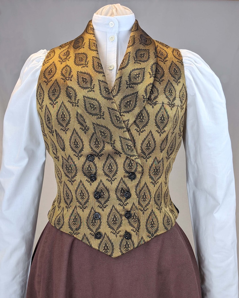 Edwardian Ladies Vests 1890 Sewing Pattern 0220 Size US 8-30 EU 34-56 PDF Download image 4