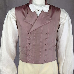 Empire Regency Mens Waistcoat 1790-1820 Sewing Pattern 0122 Size US 34-56 EU 44-66 PDF Download image 2
