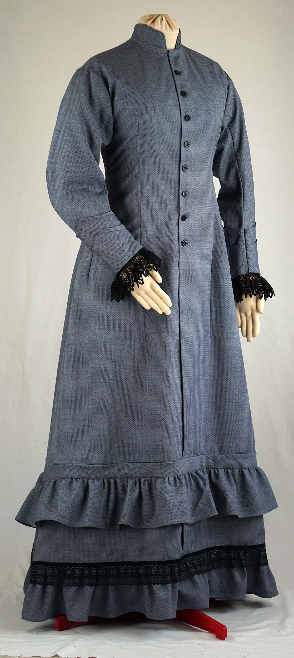 Victorian Wrapper Dress About 1870 Sewing Pattern 0919 Size Etsy UK