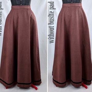 Edwardian Skirt Fan-Skirt worn about 1890 Sewing Pattern 0414 Size US 8-30 EU 34-56 PDF Download image 7