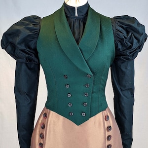 Edwardian Ladies Vests 1890 Sewing Pattern 0220 Size US 8-30 EU 34-56 PDF Download image 2