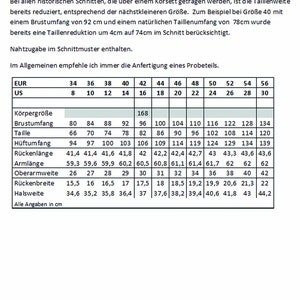 Robe a la Anglaise 1770-90 incl. two different sleeves, cutaway front and bum roll Sewing Pattern 0519 Size US 8-30 EU 34-56 PDF Download image 10