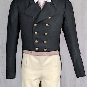 Empire Regency Mens Tailcoat From 1800 Sewing Pattern 0322 Size US 34 ...