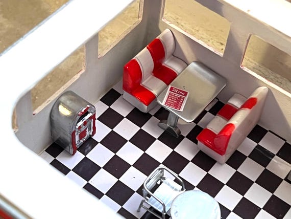 1:48 Diner Kit - Etsy