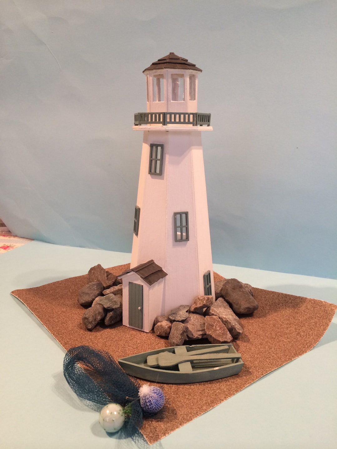 1:24 Lighthouse Kit and Interior Furniture Kit Designed for Collectors ...