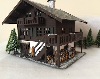 1:48 Ski Chalet Kit for Collectors to complete.