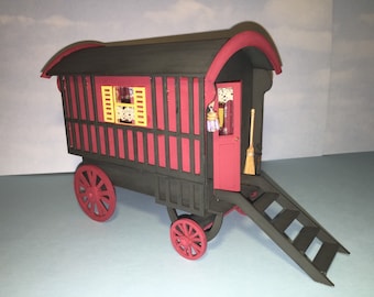 1:48 Gypsy Caravan Kit designed for Collectors. Free US Drop Shipping