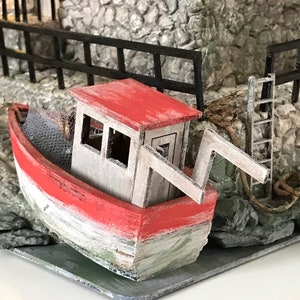 1:48 vissersbootset. Creëer zelf ontworpen voor verzamelaars.
