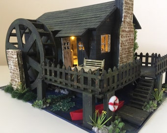 1:48 Watermill Kit. Create yourself, designed for collectors. Free USA Shipping on this kit