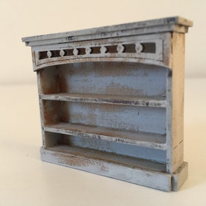 1:48 Shop Large Shelf Unit. Painted &#39;shabby chic&#39; and complete.
