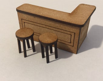 1:48 Ship Inn Corner Bar and Stools kit to make your own.