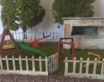 Kit de juegos infantiles en escala 1:48 para hacer tú mismo.