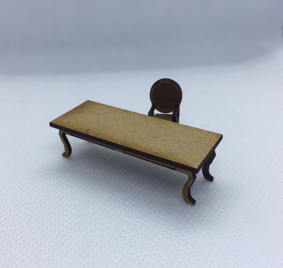 1:48 Chateau Desk With Balloon Back Chair Kit to Make Your