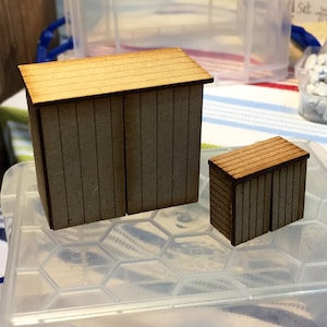 1:24 Beach Hut Cupboard kit to make your own.