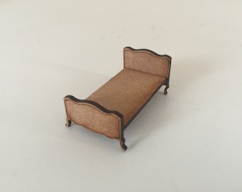 1:48 French Provencale Single Bed Kit to make your own.
