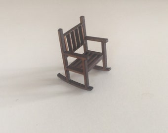 1:48 Single Rocking Chair Kit for Collectors to make.
