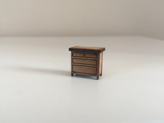 1 48th 1 4 Scale Childs Chest Of Drawers Kit To Make Your Own Etsy