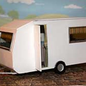 1:24 Retro Caravan Kit designed for Collectors.