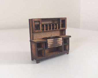 1:48 Rustic Kitchen Kit to make.