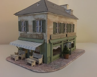 1:48 Corner Shop Kit for collectors to make themselves. Free US shipping