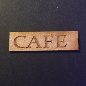 1:48 Cafe Shop Sign.