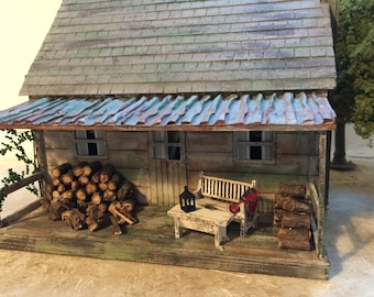 1:48 Woodcutters Cabin Kit