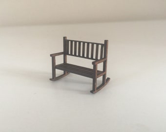 1:48 Double Rocking Chair Kit for collectors to make.
