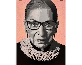 Póster impreso de RBG