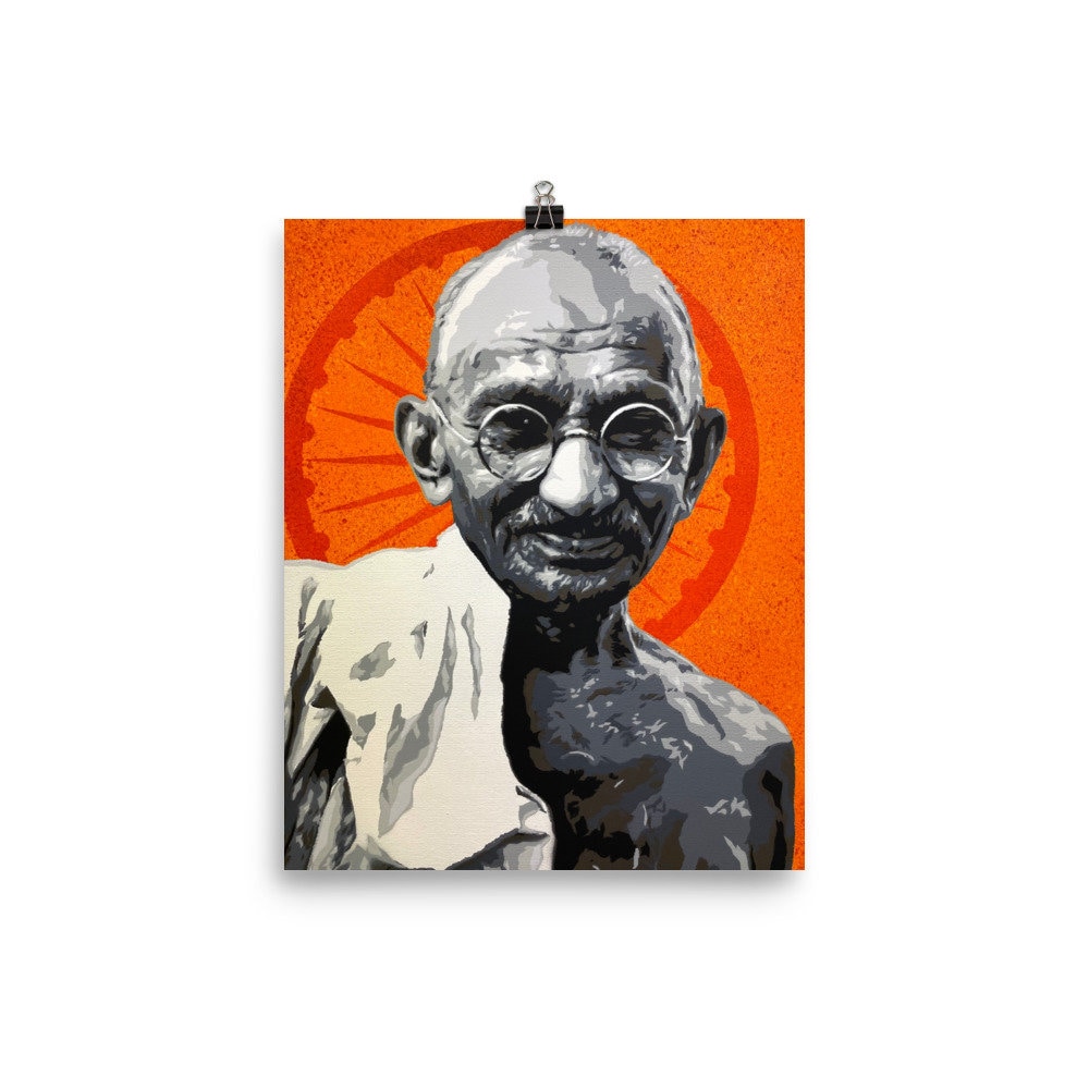 Mahatma Gandhi Póster Imprimir -