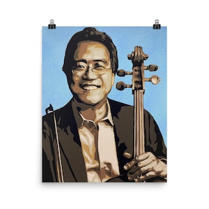 Yo-Yo Ma affischtryck